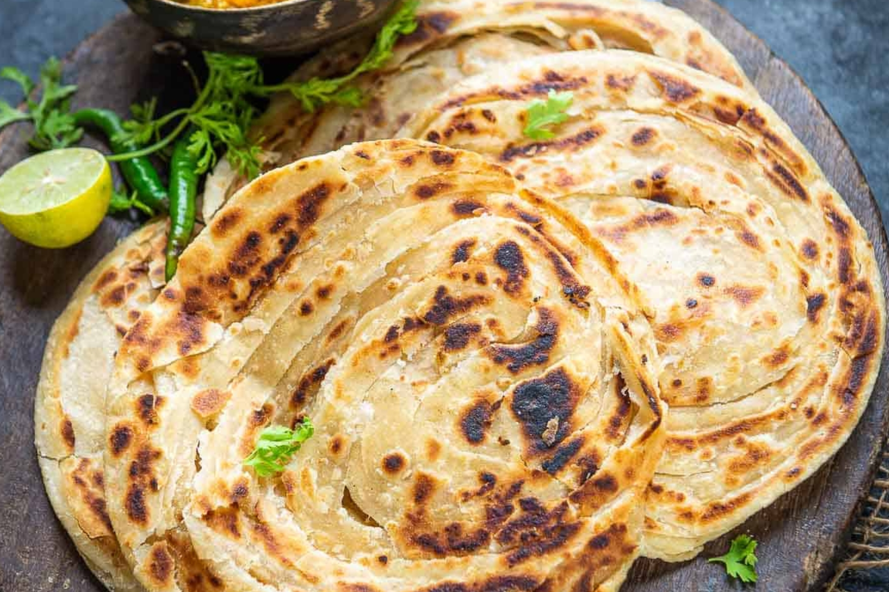 Tandoori Laccha Paratha Butter